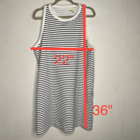Abercrombie & Fitch YPB neoKNIT Unlined Mini Dress Size XL Striped Sporty Casual - Picture 4 of 9